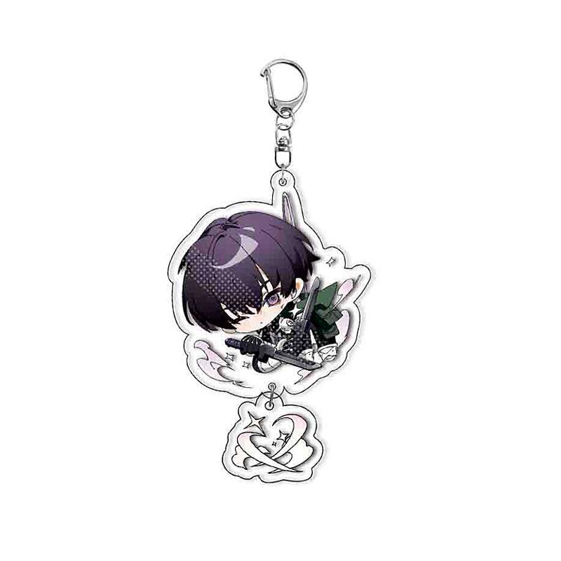 

Kaiju No 8 Kafuka Hibino Reno Ichikawa Anime Keychain Cartoon Plastic Keyrings Bag Tag Cos Accessory
