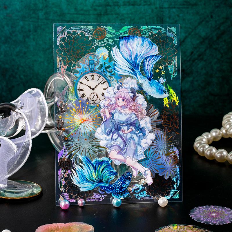 6 styles 20 pcs Fireworks blossoming SeriesRomantic fireworks theme DIY Decorative sticker Scrapbooking Material Diary Album