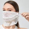 Dustproof Sunscreen Mask Neck Protection Mask Trend Lace Face Cover  Summer