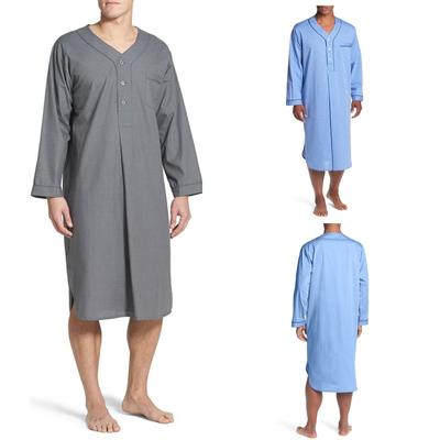 Pánske moslimské oblečenie Dlhý rukáv Jubba Saudská Arábia Dlhý kaftan Thobe Voľná róba