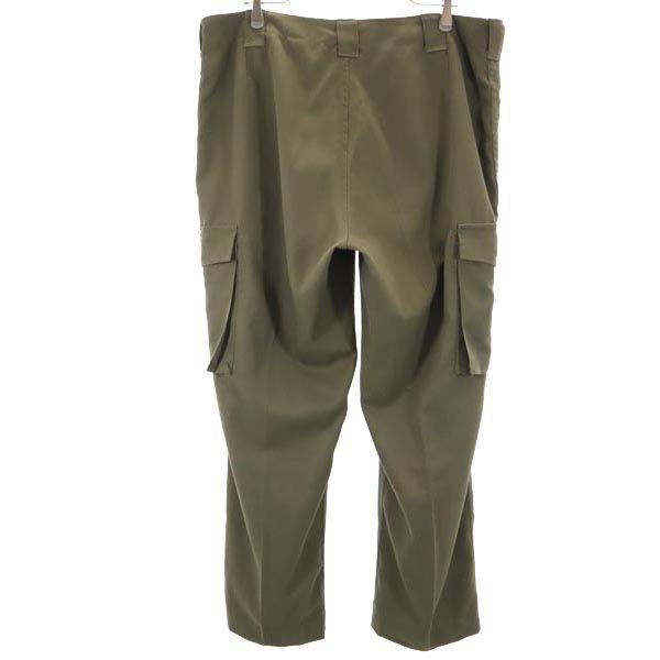 Austrian Army military cargo pants Khaki Button fly Big size Men's Used