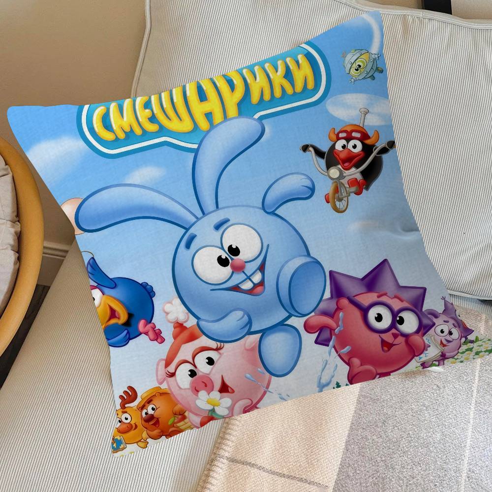 Anime Smeshariki carino Cuscino Copricuscino Federa Soggiorno Divano Arredamento Casa Personalizzato