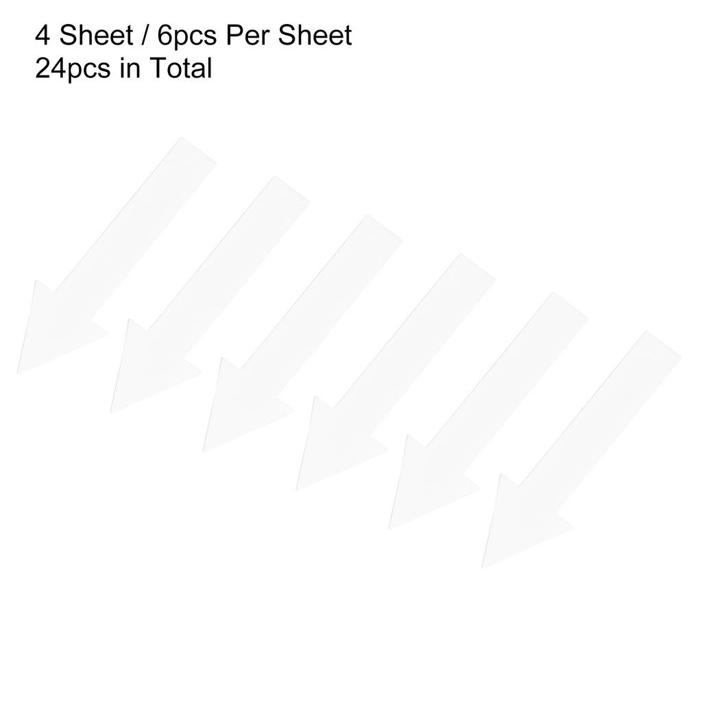 4/6/10Sheet Arrow Sticker Directional Sign PVC Self-Adhesive Label Stickers Removable Floor Decal for Floor Wall Marking 6Colors