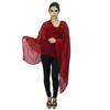 Chiffon Blend Indian Scarves Women Wear Stole Neck Wrap Chunni Long Dupatta