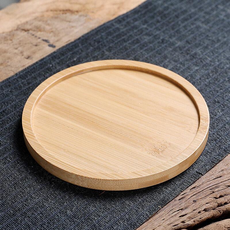 2PCS Holz Coaster Tischsets Tee Kaffee Tasse Pad Langlebig Hitzebeständig Teekanne Matte