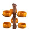 Festive Pumpkin Snack Holder for Halloween Celebrations
