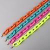 Punk Neonfarbe Acryl Dicke Kette Halskette für Frauen Hip Hop Große Gliederkette Orange Blau Rosa Grün Halskette Damenschmuck