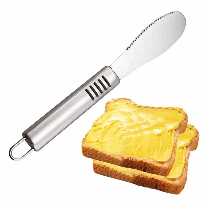 

Stainless Steel Butter Spreader Kitchen Knives Charcuterie Utensils for Kitchen Cheese Jam