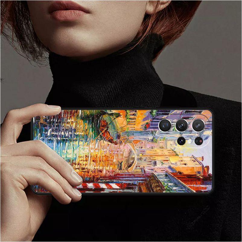 Travel Italy Street Venice Phone Case Cover For Samsung Galaxy S24 Ultra 23 S22 Plus S21fe Lite S20 Note 10 Pro 20 Lite