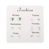 6 Paar Ohrstecker für Damen, Schneeflocke, Herz, Stern, Blatt, künstlicher Edelstein, Schmuck, Geschenk
