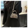 Mini Leopard Print New European and American Retro Fashion Casual Portable Shoulder Small Square Bag Personalized Foreign Style Female A