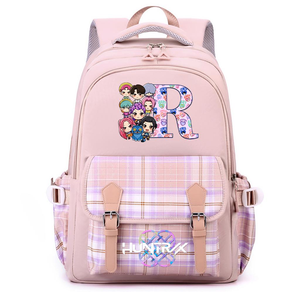 26 Liter Angielski K-Pop Nadrukowany Plecak o Dużej Pojemności dla Nastolatków Uczennic Uczniów Torba Szkolna Torba na Książki Damska Wodoodporna Torba Podróżna Mochila Prezent dla Dziecka
