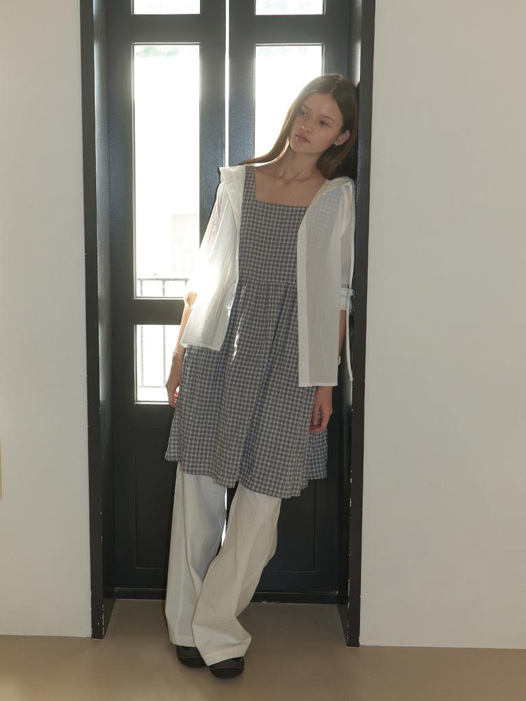Deomiteun Sleepy Layered One-Piece (Gray Check)