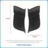 Motorcycle Rear Tail Spoiler Wing Fairing,ABS Carbon Fiber, Compatible with Ducati Panigale V2 V4S V4 V4R Super 2018-2024, 2-Piece Set (Matte Black)