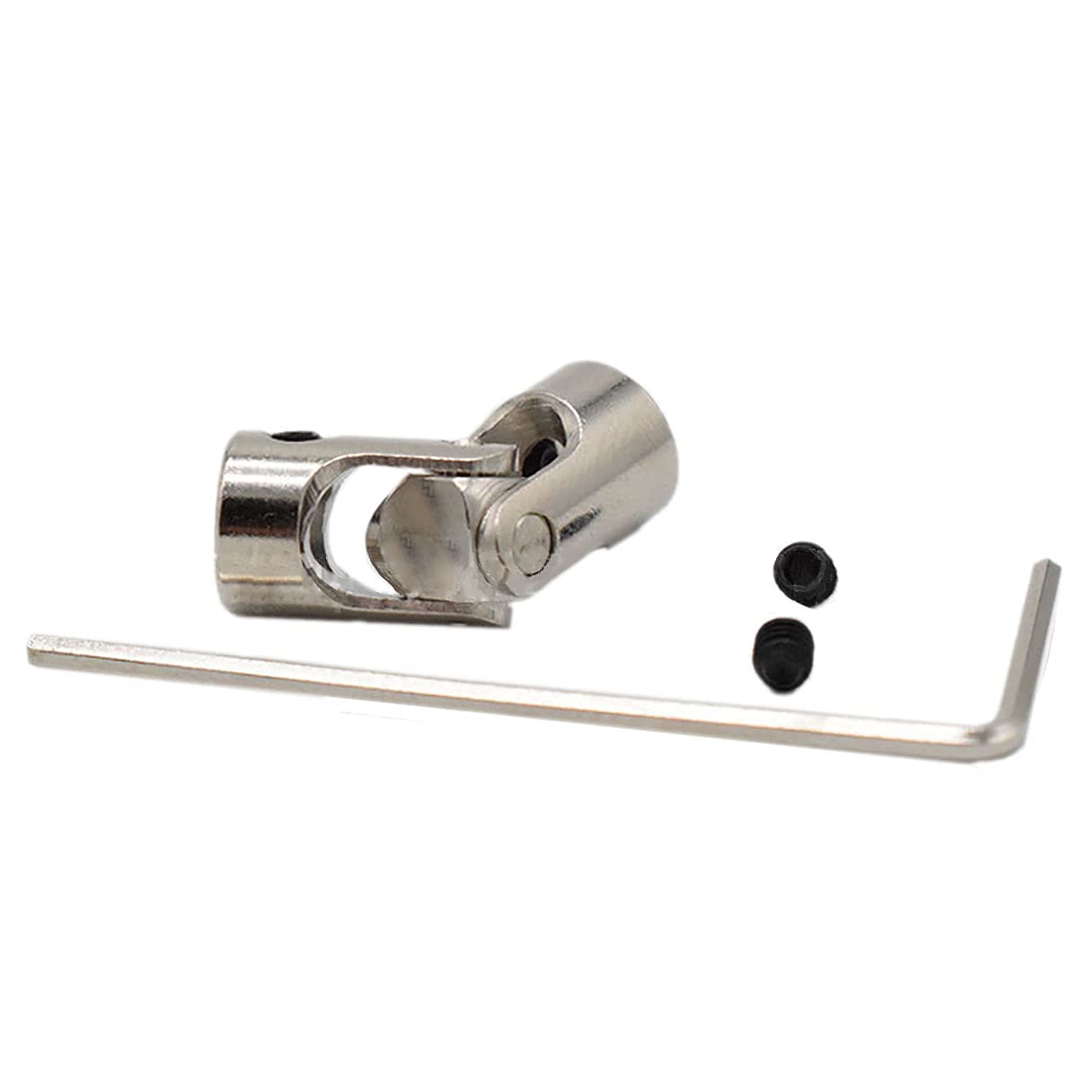 myoseya Universal Joint Rotatable Universal Steering Shaft U Joint Coupler D7mm x L12.8mm 3mm to 3mm D7mm x L12.8mm