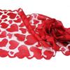 Valentines Day Table Cover Lace Tablecloth Wedding Red Heart Table Runner  Table Decoration