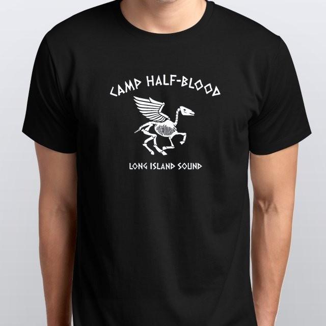 Camp Half-Blood Long Island Sound SkullT-SHIRT colours Black XXL