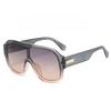 Modern Oversized Square Sunglasses With Uv400 Protection For Outdoor Travel And Fashion
