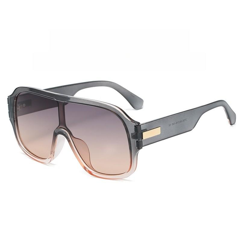 Modern Oversized Square Sunglasses With Uv400 Protection For Outdoor Travel And Fashion