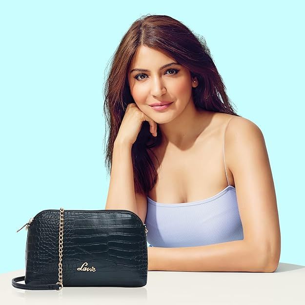 Women's Glossy Hemi Dome Sling Bag | Ladies Purse Handbag