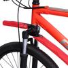 Mountain Bike  s Set Cycling Front and Rear Mud Guards with LED Taillight (red)