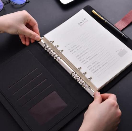 Systemnotizbuch A5 Notizbuch Geheimes Notizbuch Business-Notizbuch Systemnotizbuch Schreibwaren Fortschritt Geburtstagsgeschenk Geschenk Luxus Wasserdicht PU