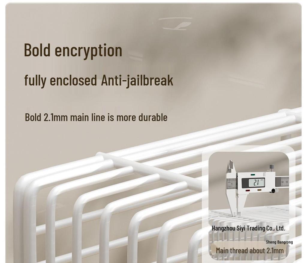 Deluxe Anti-Escape Hamster Cage with Spacious Wire Design.