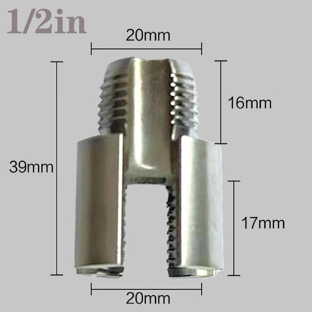 Integrated Internal & External Pipe Threading Tool, Rethreading Tool Kit, 2-in-1 Pipe Thread Cutter, Electric Drill Compatible Pvc Pipe Threader,