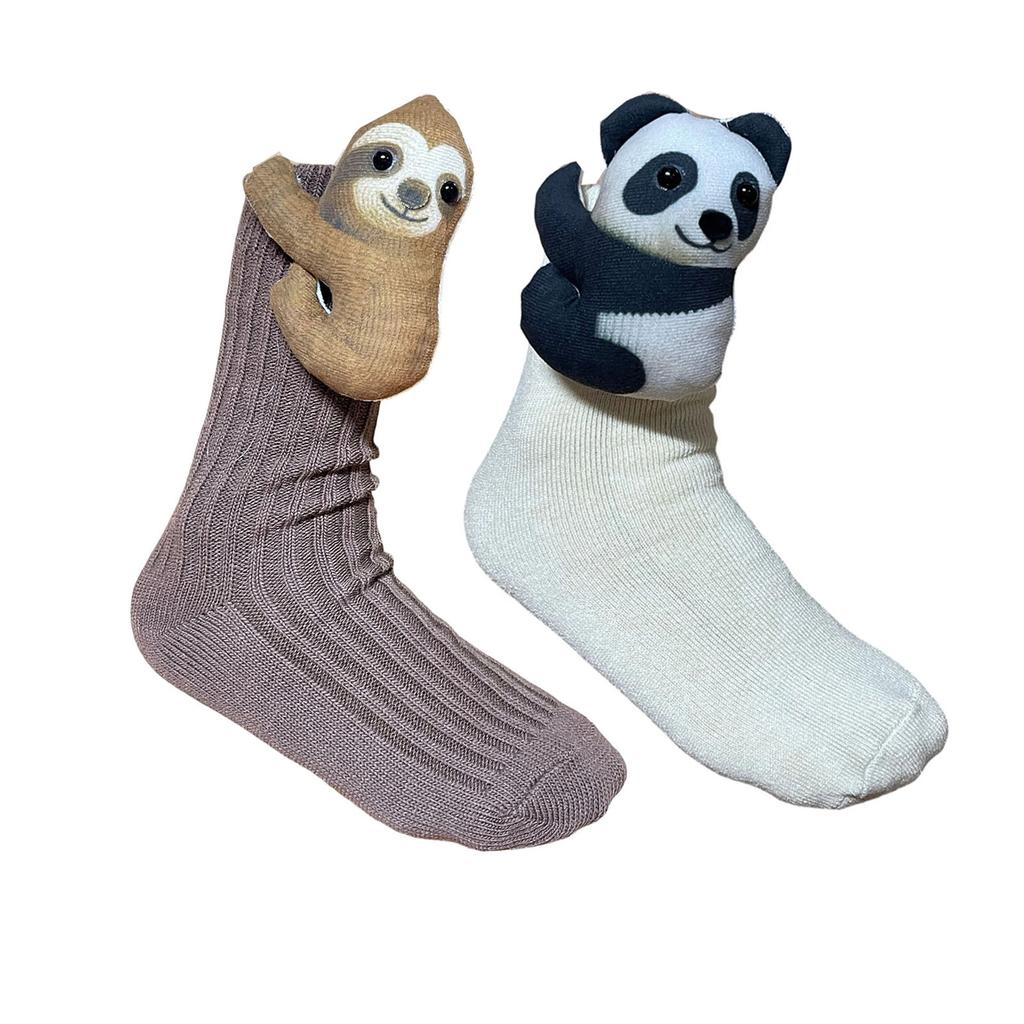 Socks Men's And Women's Long Cotton Socks Christmas Knitted Floor Socks Warm Socks