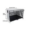 Comfortable Dog Kennel Cover Dog Accessories Outdoor Pet Cover Multi Functional Cover PVC Coated Fabric Rolling Shutter Entrance
