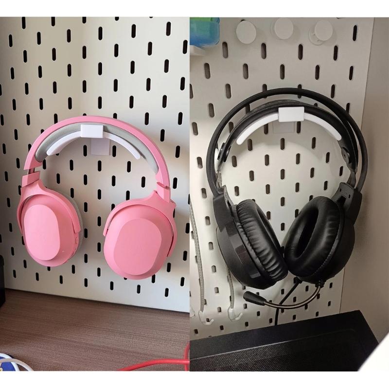 Universal Wall Mounted Headphone Stand Gaming Controller Holder Headset Display Rack Under Desk Hanger Hook For Earphone