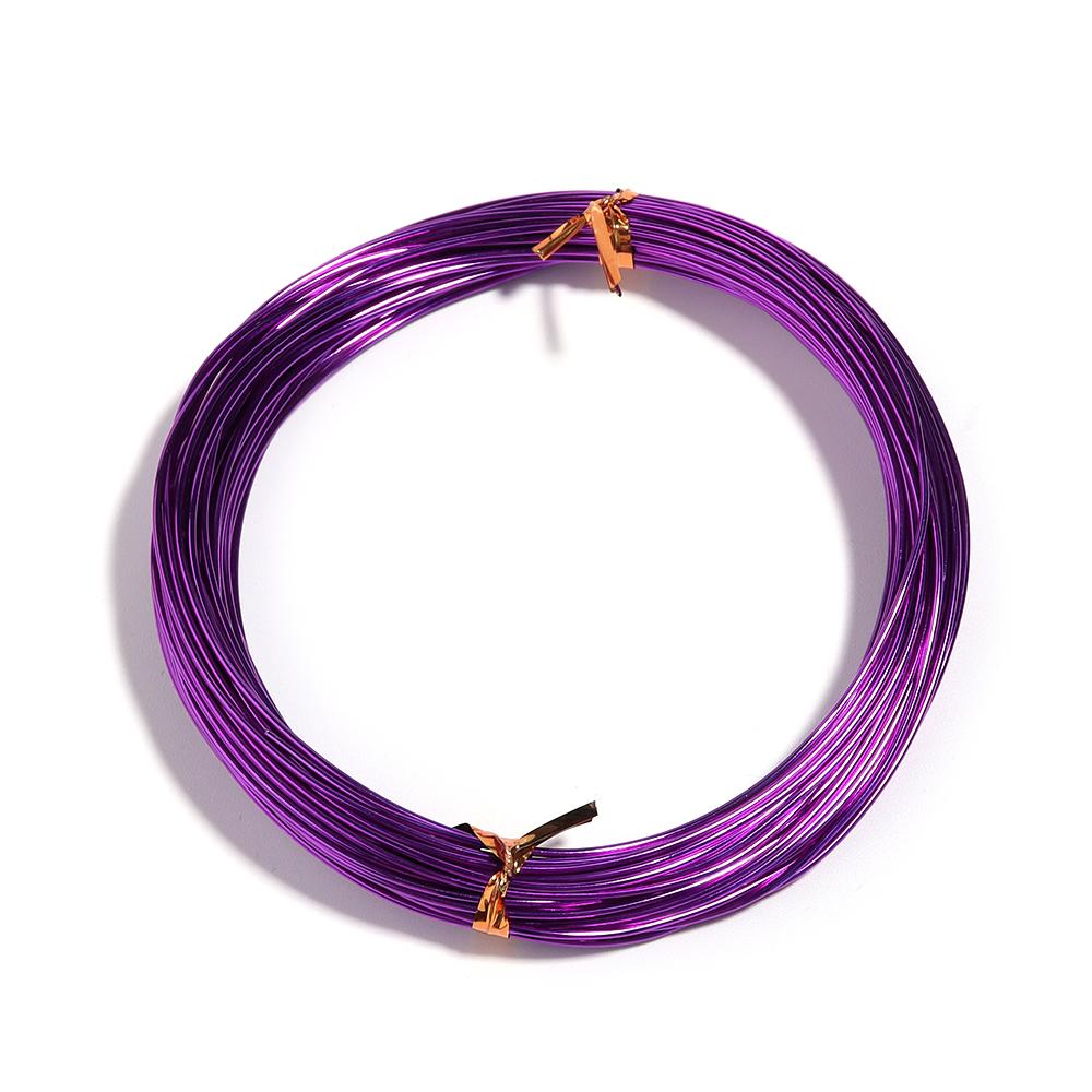 Colorful Aluminum Wire For Ornament Making DIY Crafts Material Handmade Finding Accessories Flexible Wire Round Aluminum Wire