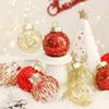 25 Pcs 2.36 Inch Christmas Ball Ornaments Glitter Sequin Plastic Ball Christmas Tree Hanging Decorations for Indoor Outdoor Holiday Decor