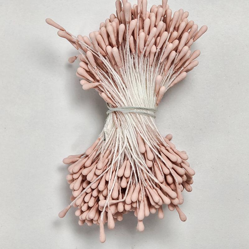 2mm Matte Stamen Hair DIY Accessories: Round Flower Center for Handmade Ornaments