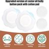 50Pcs/Set Replacement Disposable Castor Oil Pack Self-Adhesive Adhesive Navel Stickers Seepage Resistant Belly Button Protectors