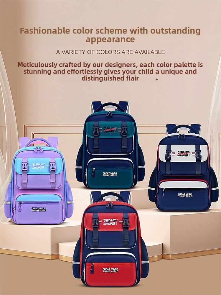 Kids School Backpack With Breathable Oxford Fabric For Boys And Girls 16 Grade