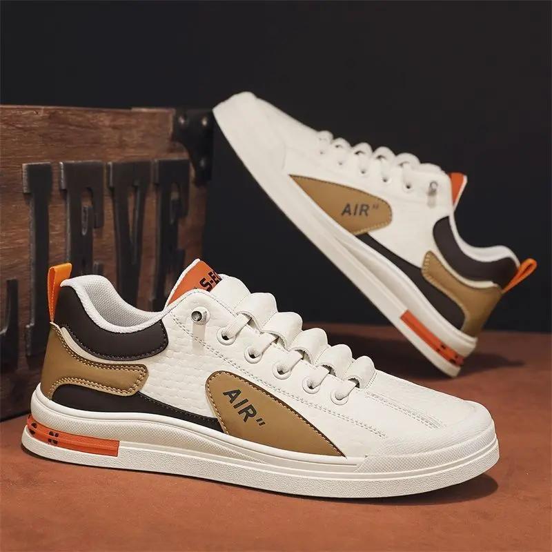 Fashion Men's Casual Sneakers Slip-on Sports Leisure Shoes for Men 2025 Spring Autumn New Outdoor Sport Jogging Shoes Vulcanized Shoes