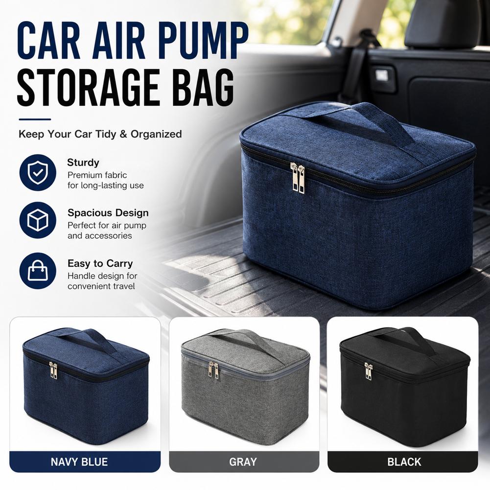 1PCS Thickened Storage Bag Large Capacity Toiletry Bag Portable Car Storage Multiple Uses Cosmetic Bag Business Travel Pouch