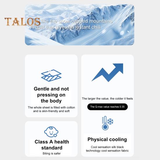 Kołdra letnia Technologia chłodząca Łatwa pielęgnacja Lekka konstrukcja Efekty chłodzenia Kołdra odświeżająca Rozwiązanie do snu