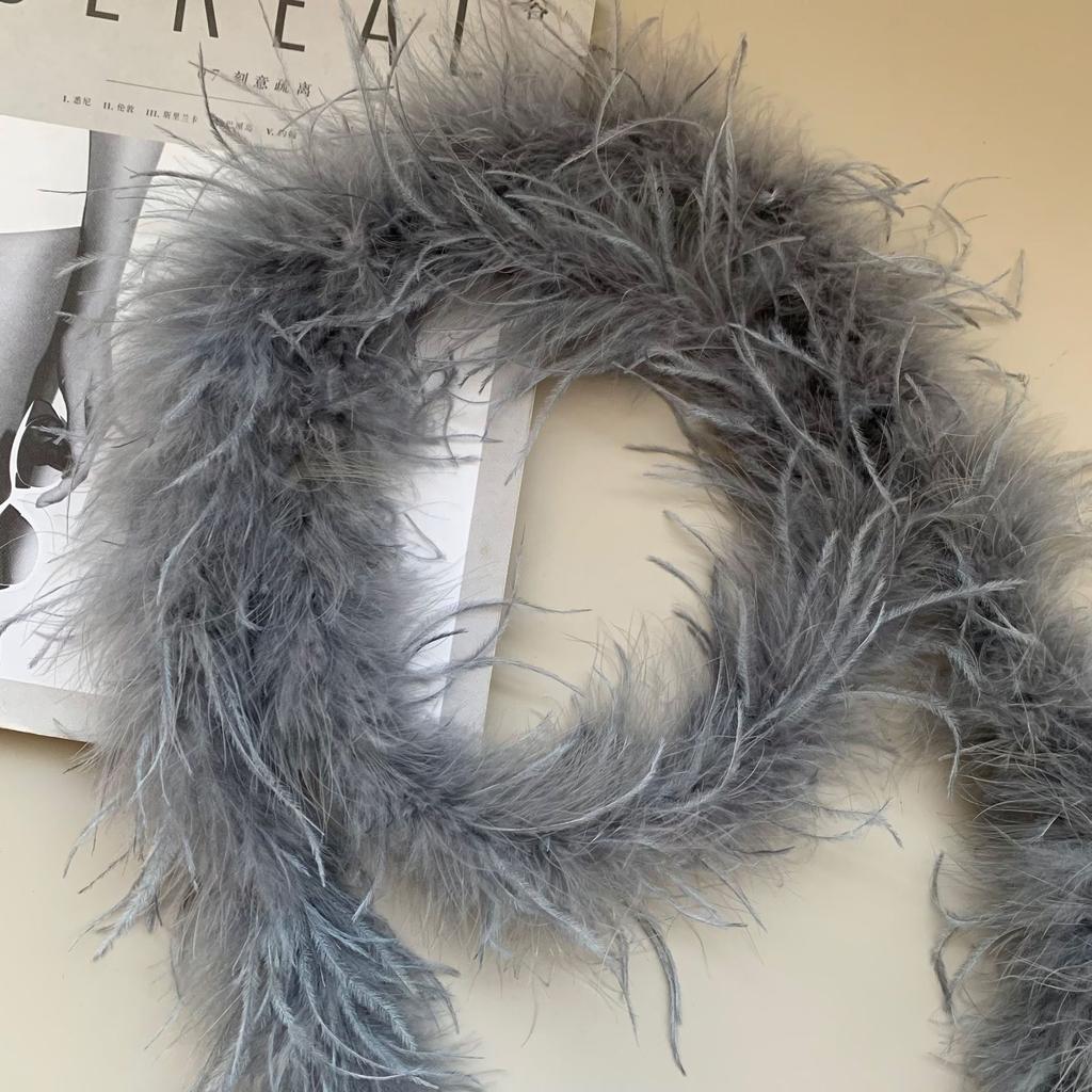 Colored Feather Strips, Ostrich Hair, Top Strips, Dance Costumes DIY Decorative Materials, Clothing Accessories