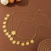 Verstellbares indisches Braut-Kopfschmuck Metall-Haarketten Ägyptische Gold-Kopfkette Party-Accessoires