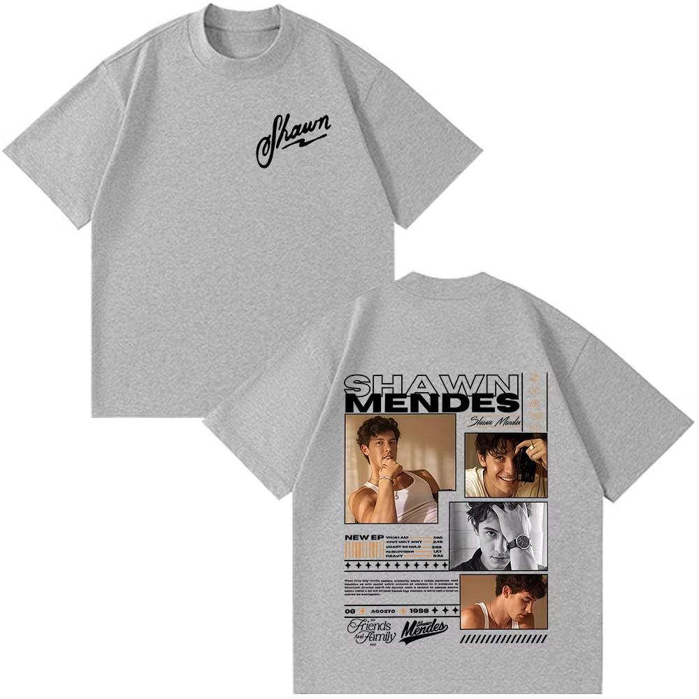 

Rapper Shawn Mendes Tour Album 2025 Graphic T Shirt Men Women Hip Hop Fashion Short Sleeve T-shirts Cotton Casual Tee Shirt Tops 4XL