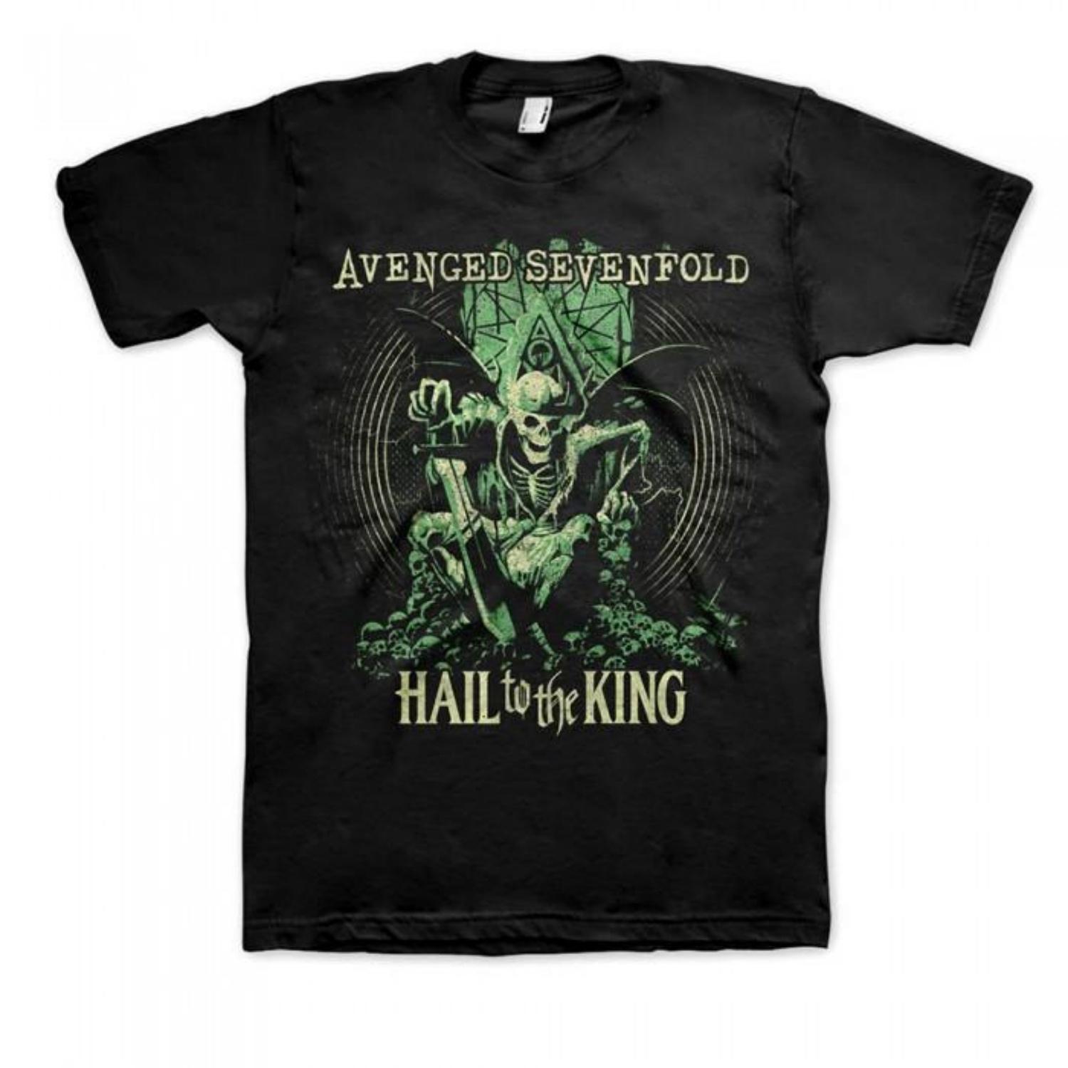 

Avenged Sevenfold Unisex Adult Hail To The King Alive T-Shirt S чёрный