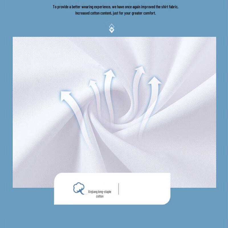 Hengyuanxiang Men's Long-Sleeve Business Casual Shirt