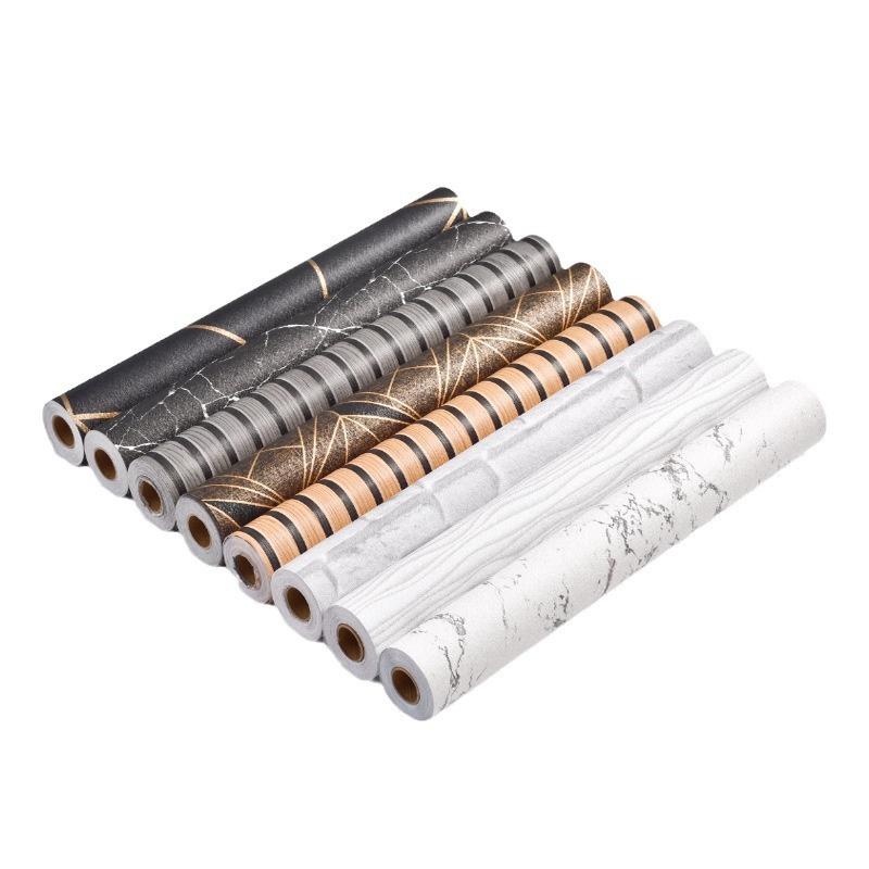 3D Geometric Grill Brick Marble Waterproof Self-adhesive Wallpaper Home BackgroundHome Decor Wall Sticker