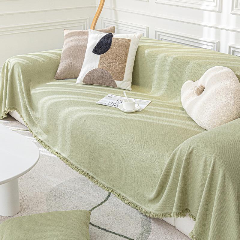 Teddy Plush Waterproof Sofa Cover Towel Universal Non-Slip Anti-Scratching Dust Cover for All Seasons 180*130