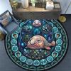 Underwater Treasures Round Area Rug Under Office Chairs Bedroom Living Room Home Decor