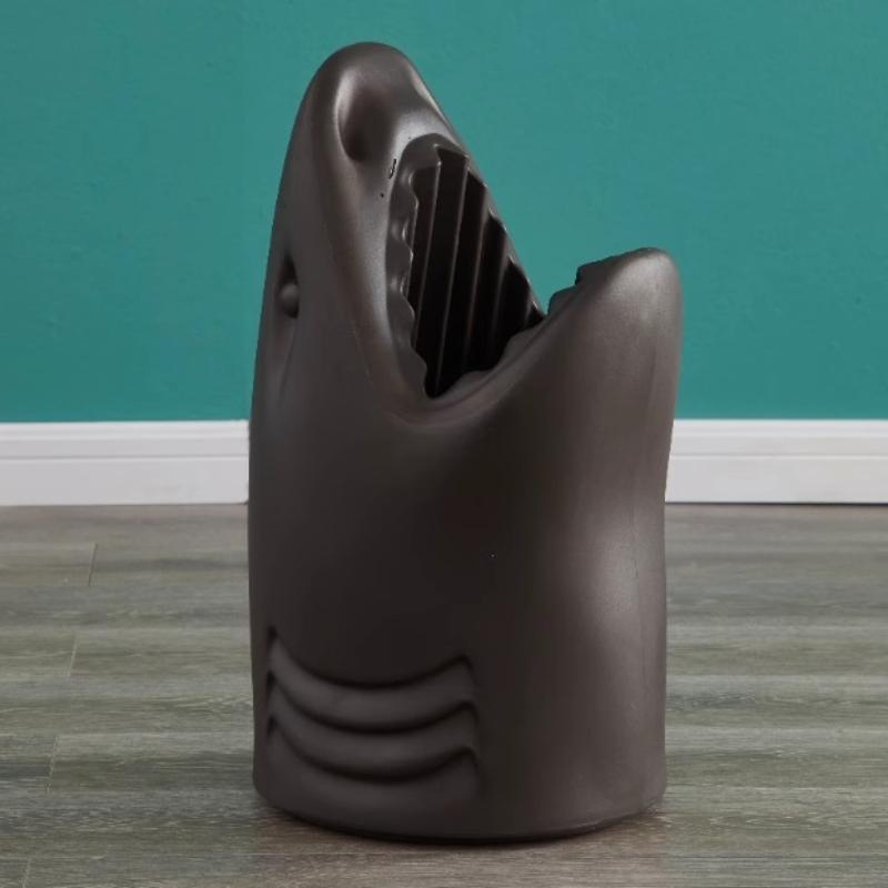 Shark Umbrella Bucket Modern Umbrella Stand Decorative Luxury Entrance Umbrellas Storage Stands Plastic Floor Umbrellas Holder чёрный 36790₽