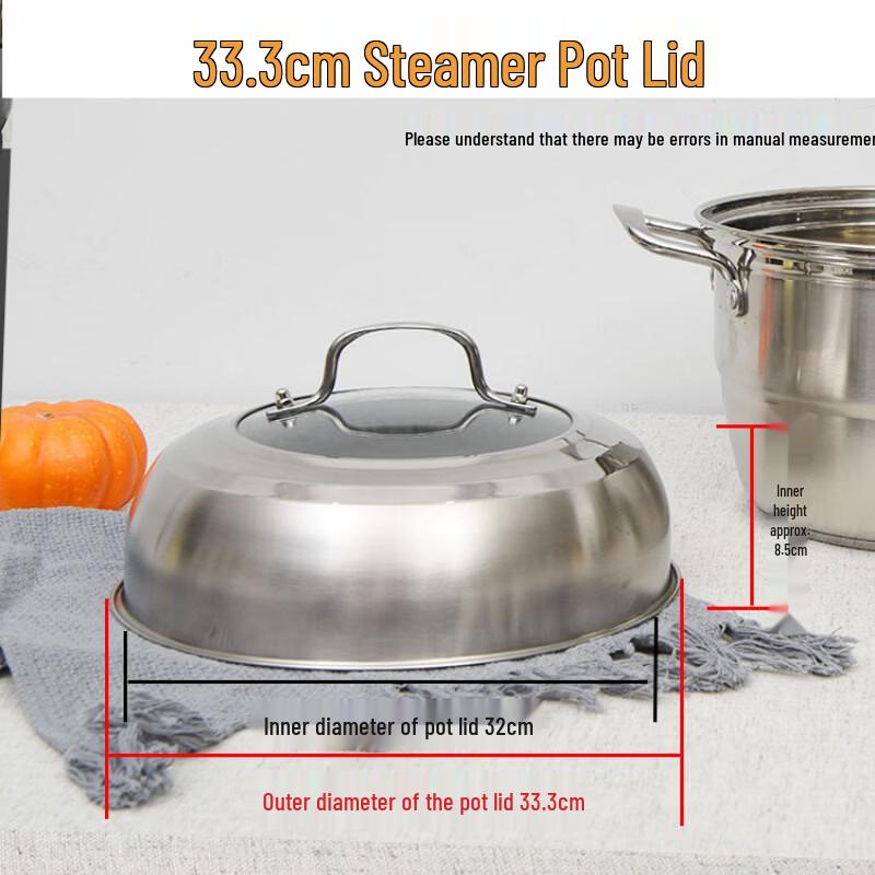 Stainless Steel Visual Steamer Lid