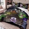 Courage the Cowardly Dog 3Pcs Bedding Set Duvet Cover With Two Pillowcases For Bedroom Home Decoration